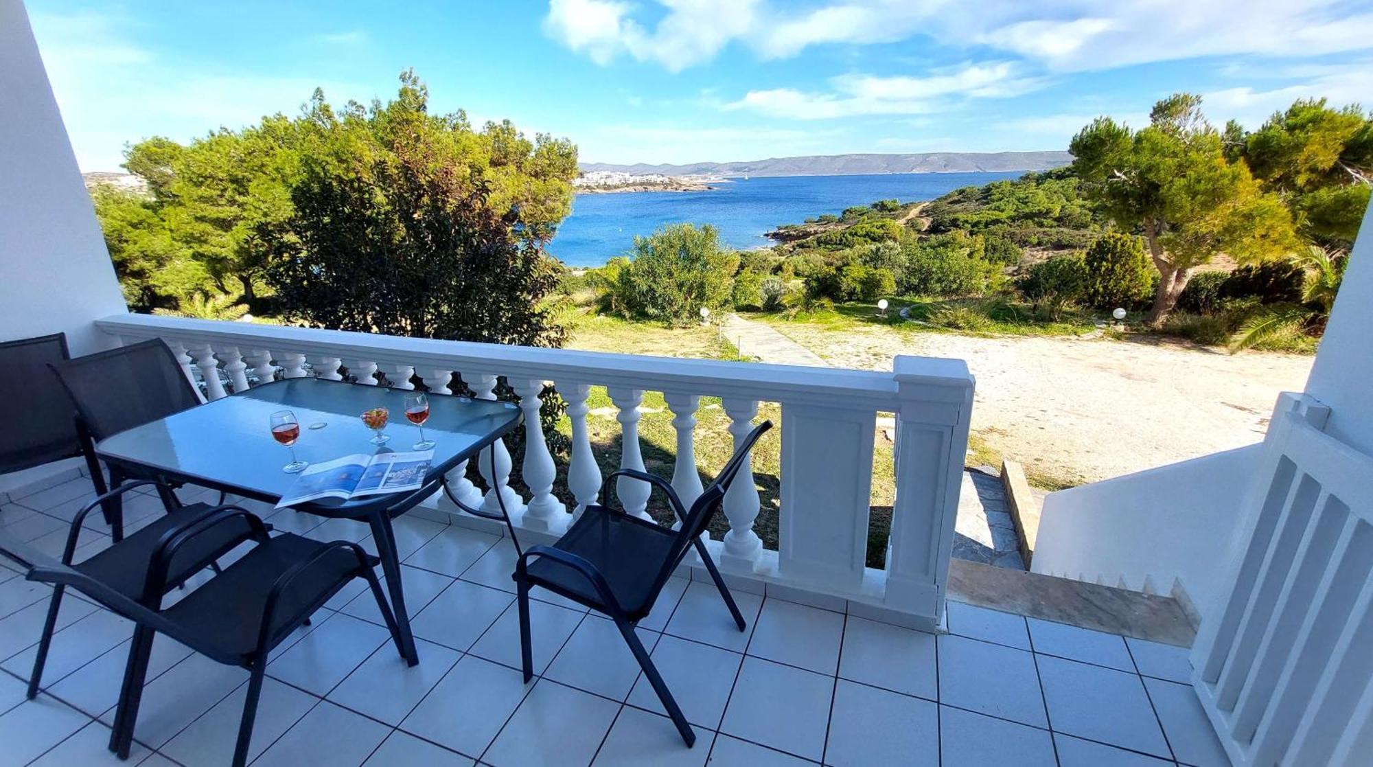 Dea Del Mare Complex In Front Of The Sea. Sounion Exterior foto