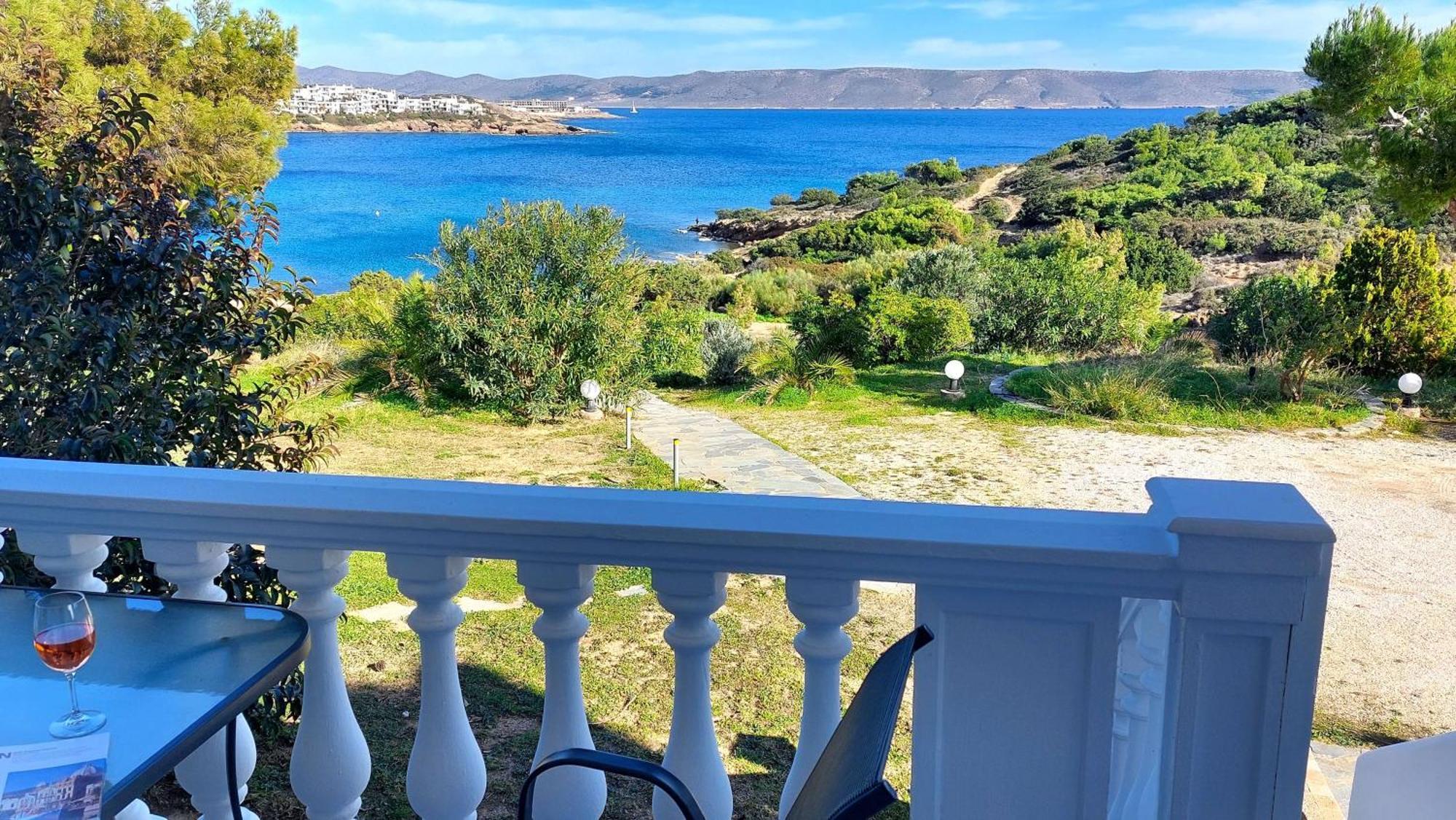 Dea Del Mare Complex In Front Of The Sea. Sounion Exterior foto