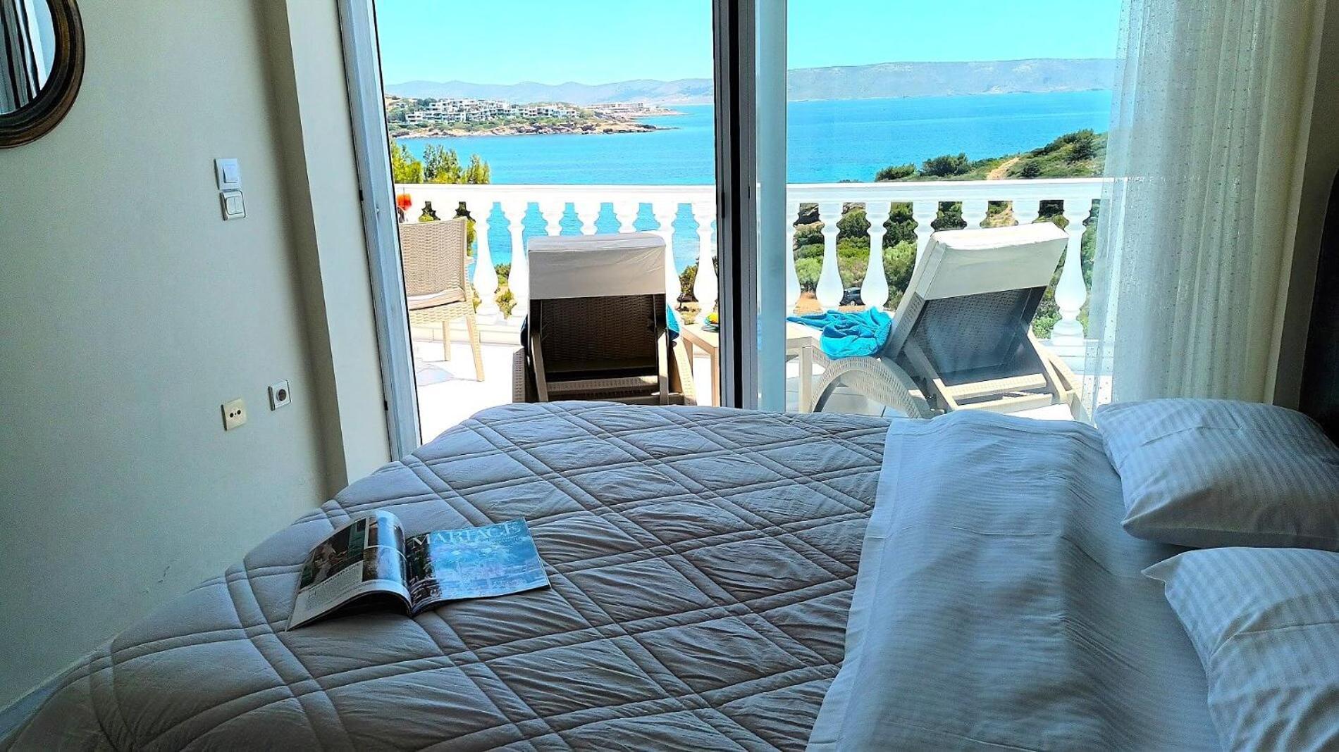 Dea Del Mare Complex In Front Of The Sea. Sounion Exterior foto